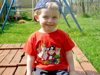 Obrázek z Dětské tričko Čtyřlístek Kamarádi červené 