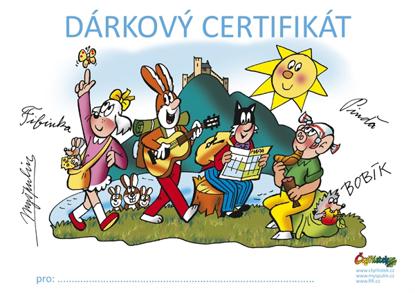 Obrázek Dárkový certifikát  zdarma ke stažení - VÝLET