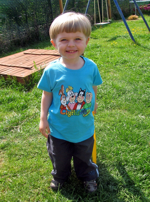 Obrázek Dětské tričko Čtyřlístek Kamarádi modré