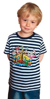 Obrázek Tričko Čtyřlístek dětské námořnické modré