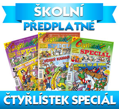 Obrázek Školní předplatné 2025/26 - Čtyřlístek SPECIÁL - 10 měsíců školního roku