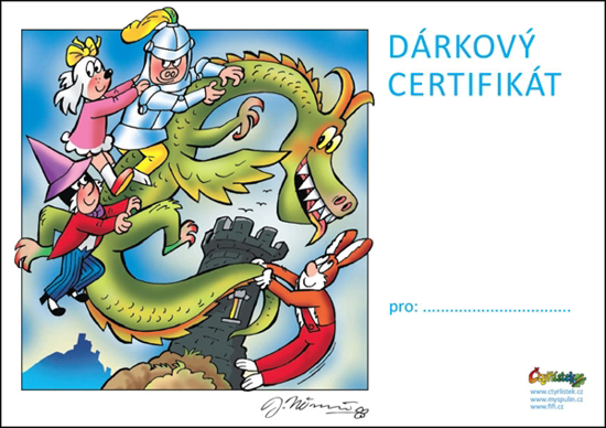 Obrázek z Dárkový certifikát  zdarma ke stažení - POHÁDKA 