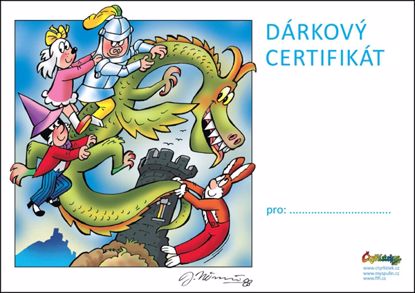 Obrázek Dárkový certifikát  zdarma ke stažení