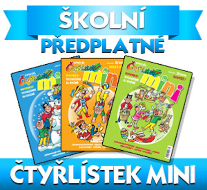 Obrázek Školní předplatné 2024/25 - Čtyřlístek MINI - 10 měsíců školního roku