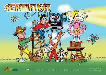 Obrázek Dárkový certifikát  zdarma ke stažení  - FILM