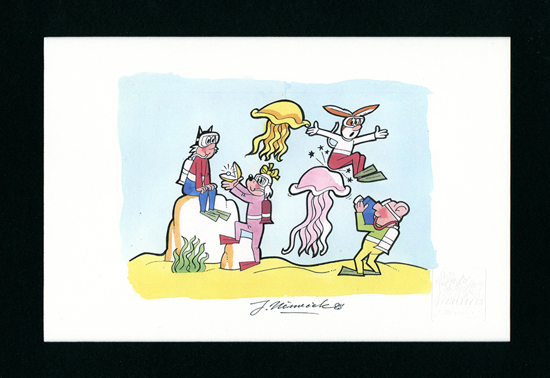 Obrázek z GRAFICKÝ LIST "Čtyřlístek a medůzy" 