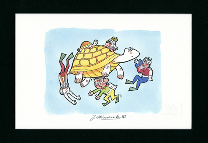 Obrázek GRAFICKÝ LIST "Čtyřlístek a želvy"