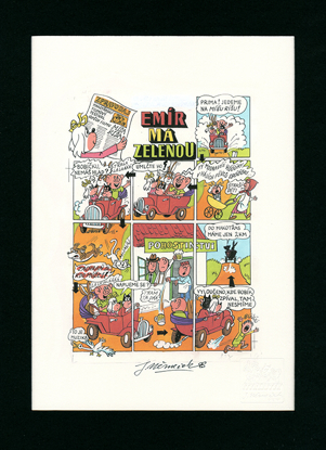 Obrázek GRAFICKÝ LIST "Emír má zelenou"