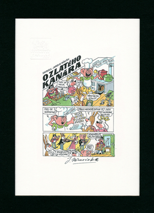 Obrázek GRAFICKÝ LIST "O zlatého kanára"