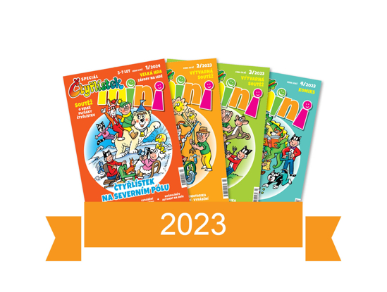 Obrázek z Kompletní ročník Čtyřlístek Mini 2023 
