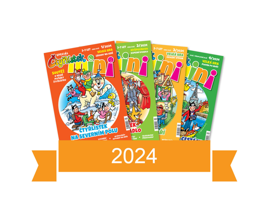 Obrázek z Kompletní ročník Čtyřlístek Mini 2024 