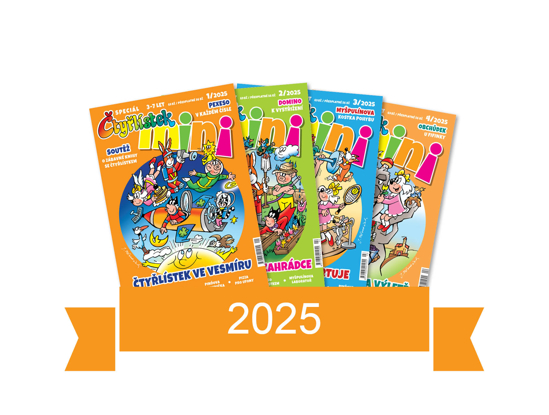 Obrázek z Kompletní ročník Čtyřlístek Mini 2025 
