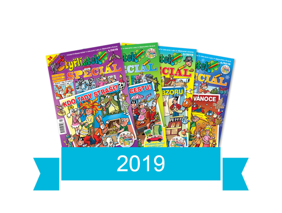 Obrázek z Kompletní ročník Čtyřlístek Speciál 2019 