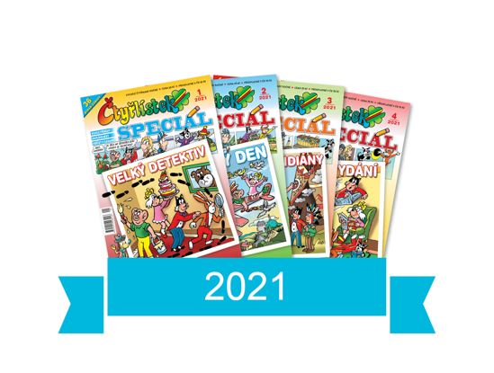 Obrázek z Kompletní ročník Čtyřlístek Speciál 2021 