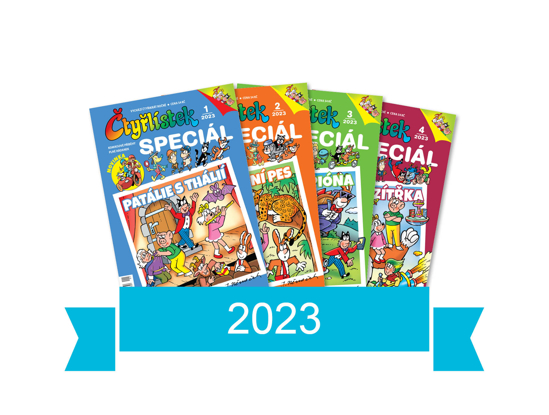 Obrázek z Kompletní ročník Čtyřlístek Speciál 2023 